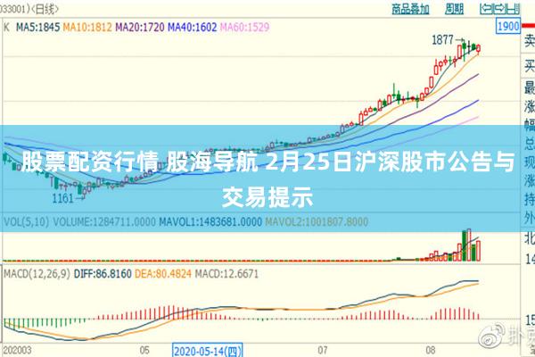 股票配资行情 股海导航 2月25日沪深股市公告与交易提示
