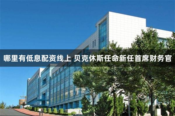 哪里有低息配资线上 贝克休斯任命新任首席财务官