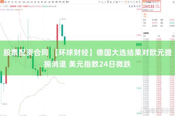 股票配资合同 【环球财经】德国大选结果对欧元提振消退 美元指数24日微跌