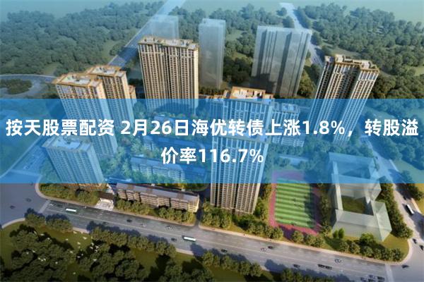 按天股票配资 2月26日海优转债上涨1.8%，转股溢价率116.7%