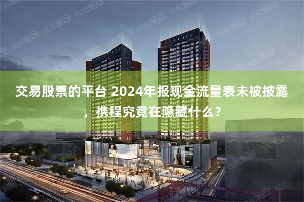 交易股票的平台 2024年报现金流量表未被披露，携程究竟在隐藏什么？