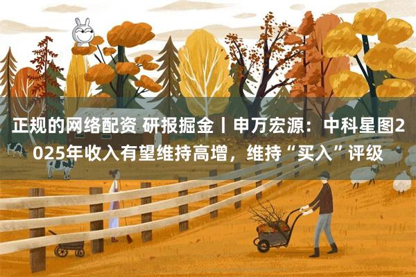 正规的网络配资 研报掘金丨申万宏源：中科星图2025年收入有望维持高增，维持“买入”评级