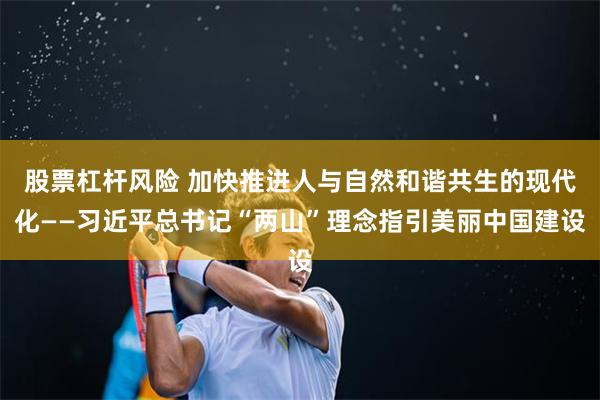 股票杠杆风险 加快推进人与自然和谐共生的现代化——习近平总书记“两山”理念指引美丽中国建设
