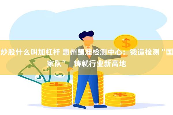 炒股什么叫加杠杆 惠州臻准检测中心:锻造检测“国家队” 铸就行业新高地