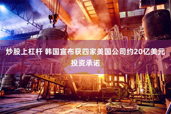 炒股上杠杆 韩国宣布获四家美国公司约20亿美元投资承诺